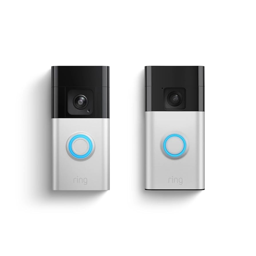 Ring Battery Doorbell Pro with Ring Battery Doorbell, Satin Nickel | Amazon (US)