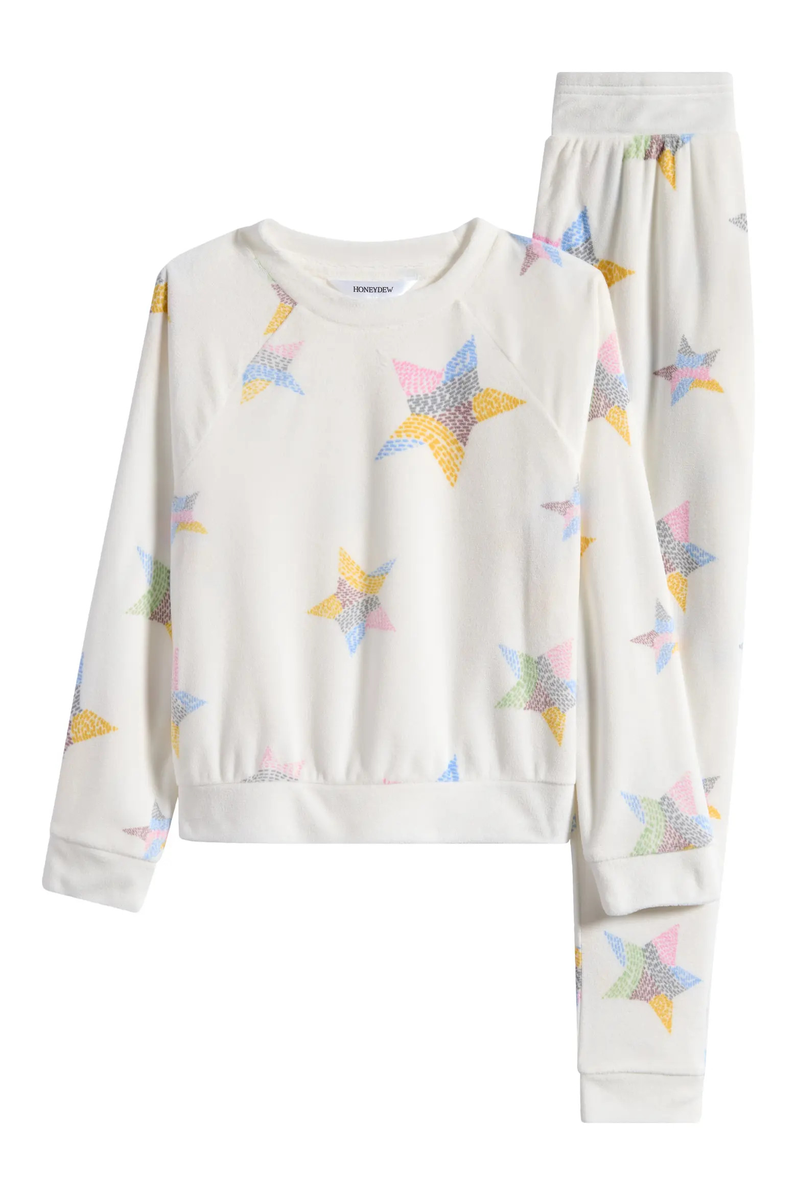 Honeydew Kids' Snuggle Up Print Lounge Sweatshirt & Joggers Set (Women) | Nordstrom | Nordstrom