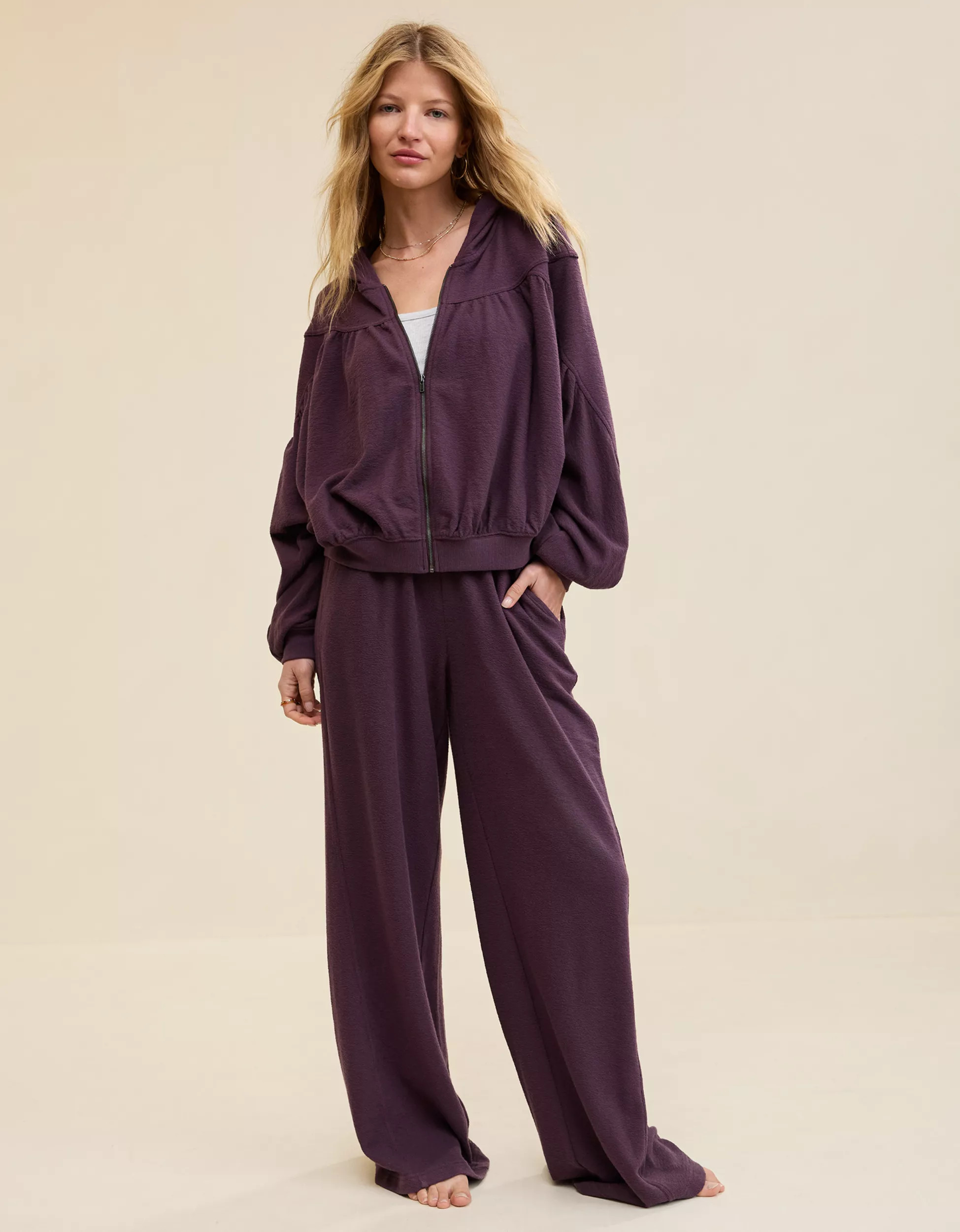 Aerie Soft Life Full Zip Sweatshirt | Aerie