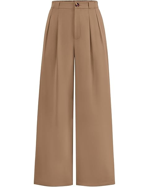 KIRUNDO Corduroy Pants Women High Waisted Wide Leg Pants Business Casual Fall Winter Straight Loo... | Amazon (US)