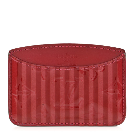 LOUIS VUITTON Vernis Rayures Mirror Case Pomme D'Amour | FASHIONPHILE (US)