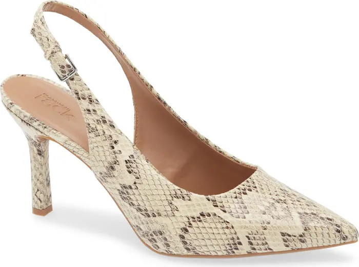 NORDSTROM RACK Priscilla Slingback Pump (Women) | Nordstromrack | Nordstrom Rack