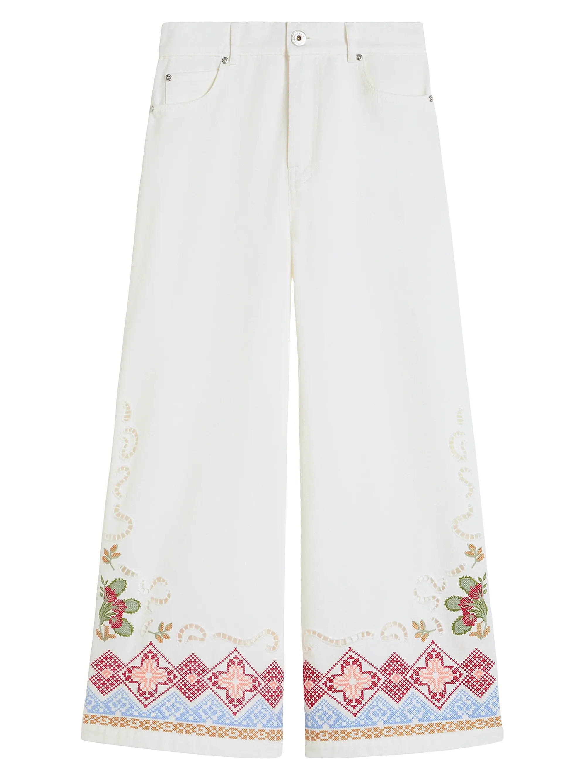Weekend Max Mara Cotton Bull Trousers | Saks Fifth Avenue | Saks Fifth Avenue