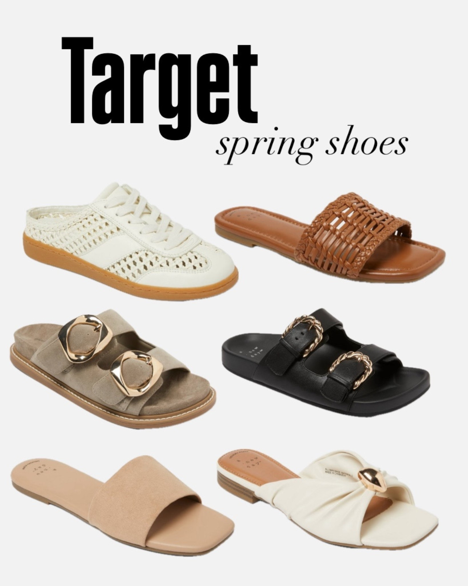 Wore my normal size in the sandals, but sized 1/2 size down for tennis shoes 

#shoes #sandals #springstyle #target #targetfinds