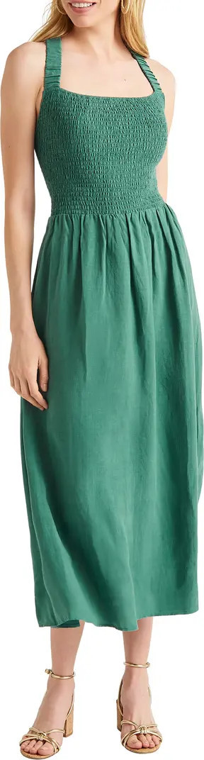 Arielle Smocked Midi Dress | Nordstrom