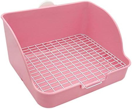 Pet Small Rat Toilet, Square Potty Trainer Corner Litter Bedding Box Pet Pan for Small Animal/Rab... | Amazon (US)