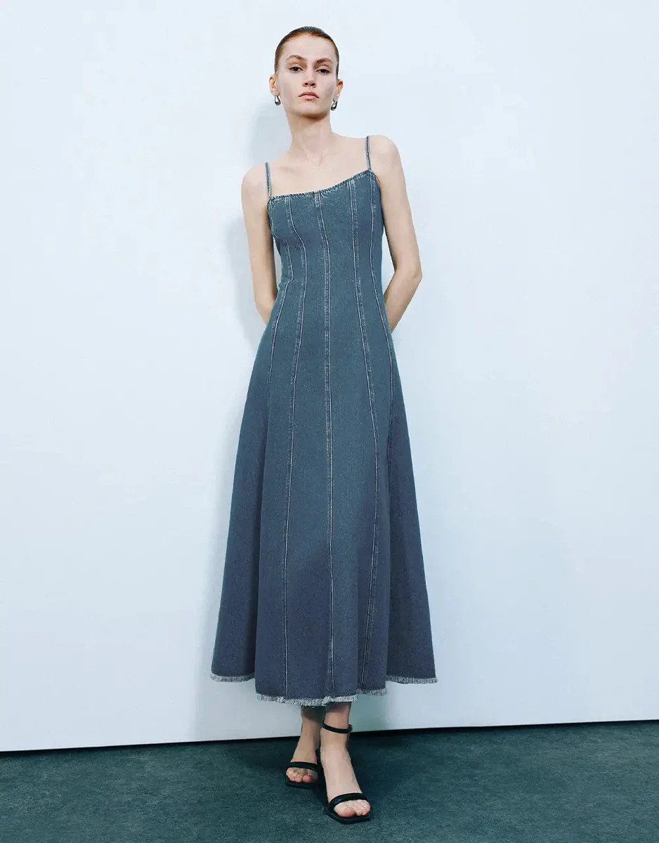 Denim Cami Dress | Urban Revivo