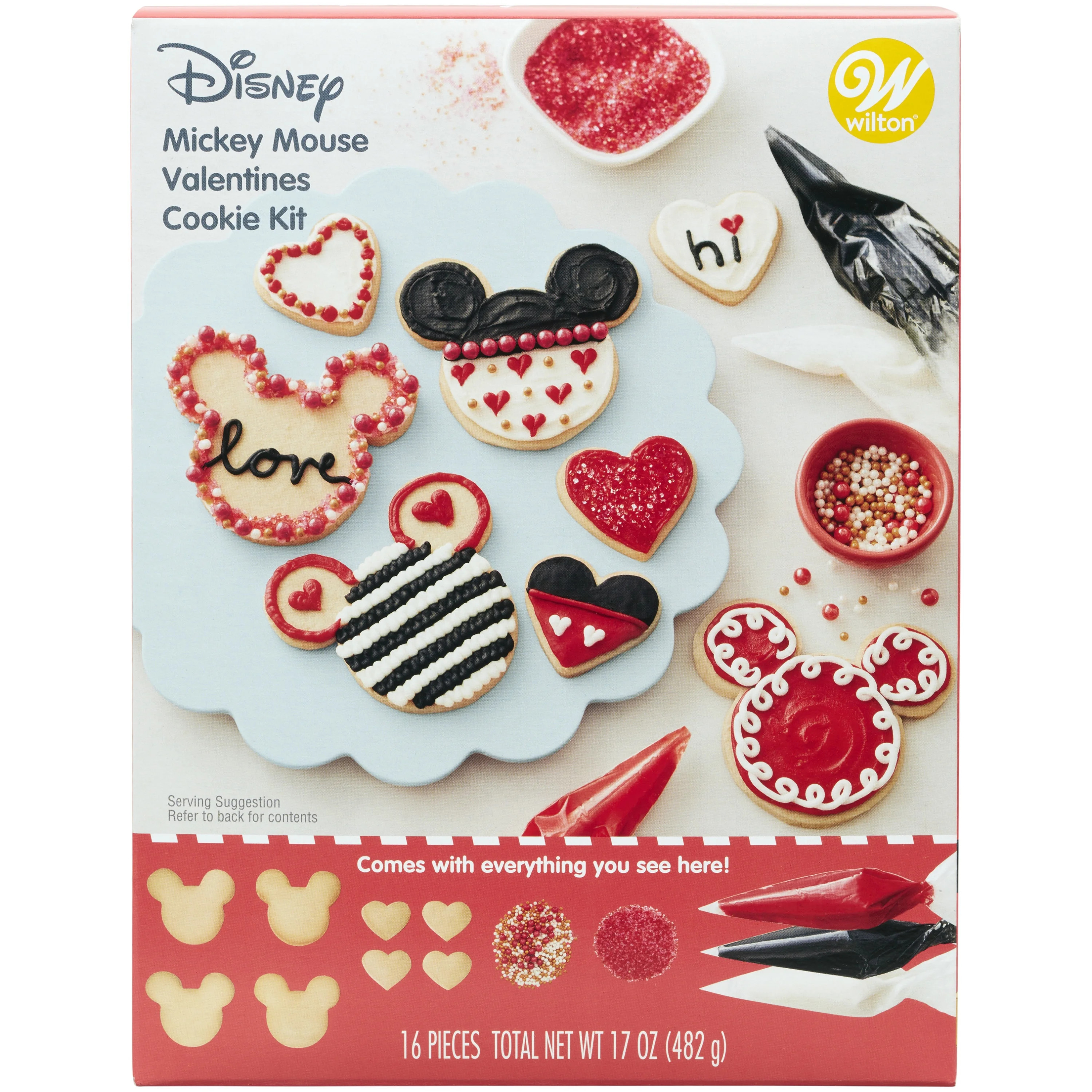 Wilton Disney Mickey Mouse Valentine's Day Cookie Kit | Walmart (US)