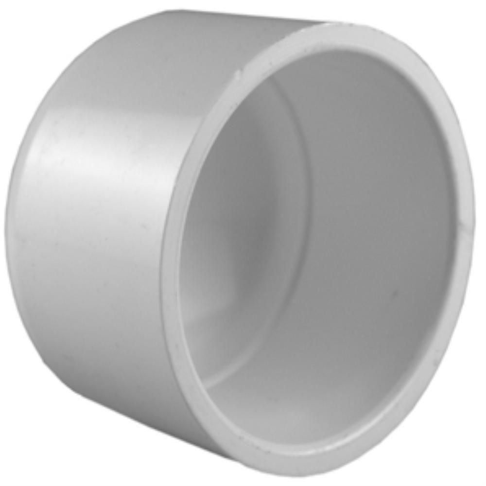 Charlotte Pipe 1 in. PVC Schedule 40 Socket Cap-PVC021161000HD - The Home Depot | The Home Depot