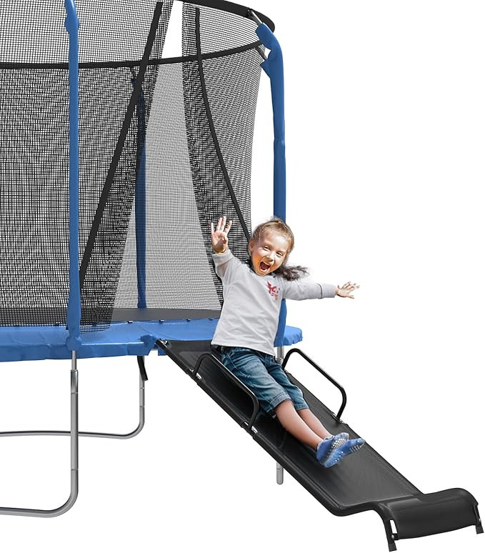 Universal Trampoline Slide 60" * 20" Slide with 2 Iron Plasticized Handles Buffer Bottom Wear-Res... | Amazon (US)