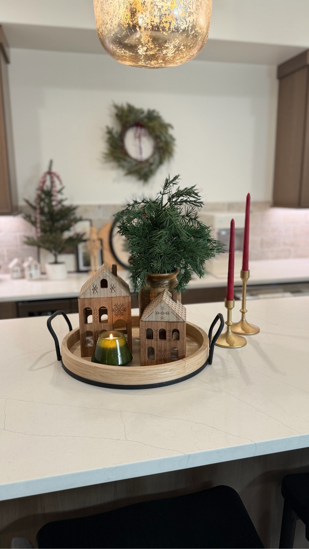 It’s all from Walmart!

Easiest centerpiece idea with affordable pieces, all in stock! Perfect for your kitchen countertop, kitchen island, etc. 😍

#boujeeonabudget #affordabledecor #christmasdecorating #holidaydecor 

#LTKHoliday #LTKHome #LTKFindsUnder50