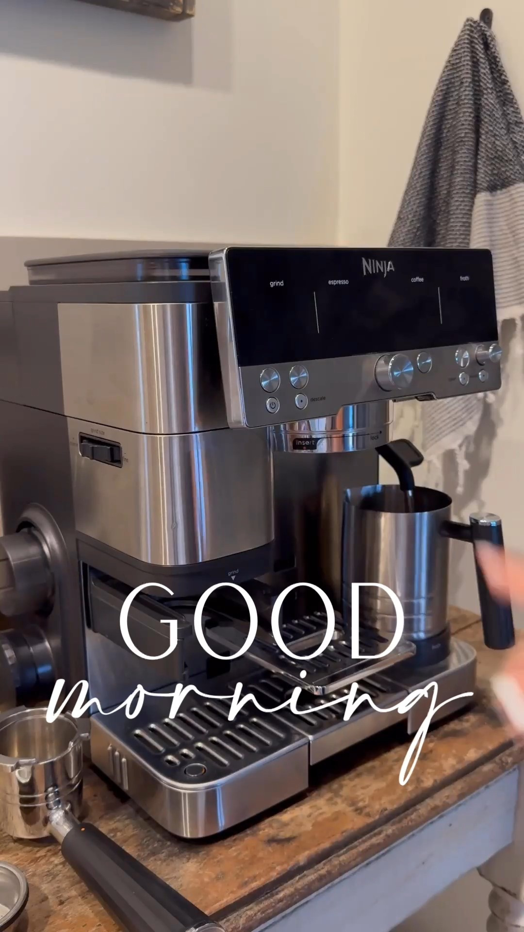 Love a good froth! My favorite coffee machine that is capable of so many different things.  
Coffee machine, espresso, latte, ninja, ninja luxe, kitchen appliance, home, Amazon

#LTKFamily #LTKHome