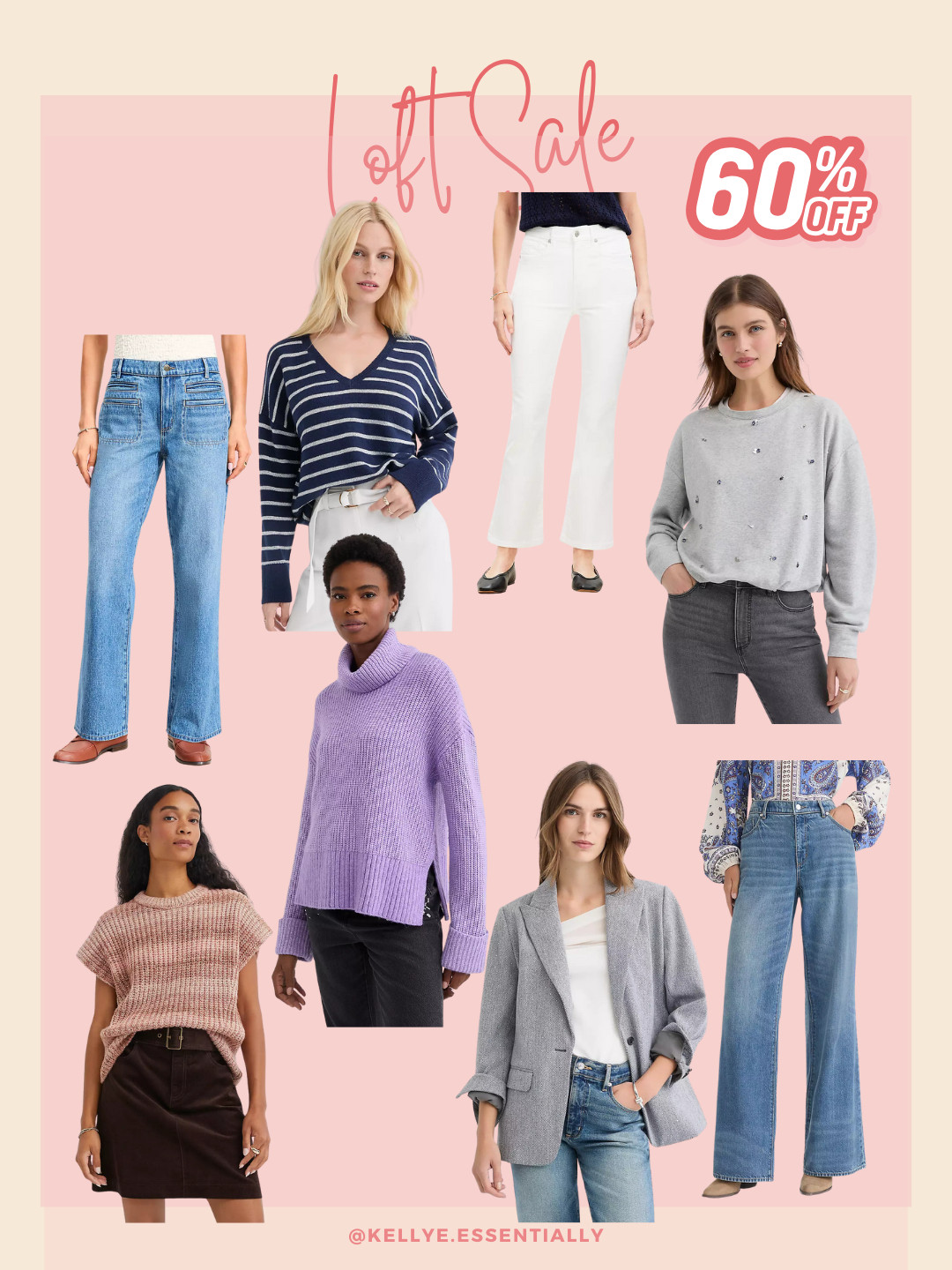 Huge deals at Loft! 60% off sale items! Sweaters, dresses, pants, jeans, jackets, and accessories! 

 #LTKootd #LTKSeasonal #LTKSaleAlert