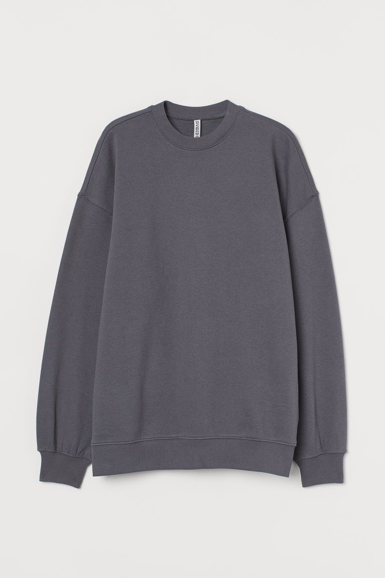 H & M - Oversized Sweatshirt - Gray | H&M (US + CA)