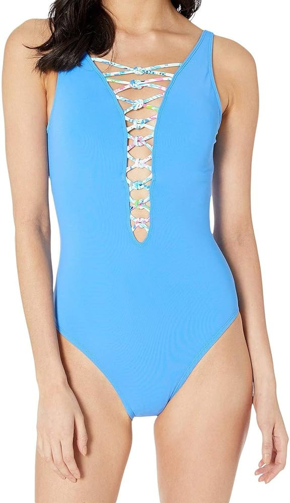 Lilly Pulitzer Isle Lattice One-Piece | Amazon (US)
