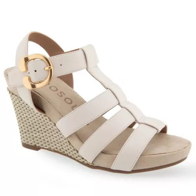 AEROSOLES Women's Paige Buckled Strap Wedge | Belk