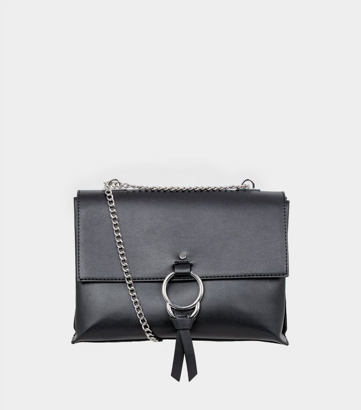 Black Ring Front Cross Body Bag
						
						Add to Saved Items
						Remove from Saved Items | New Look (UK)