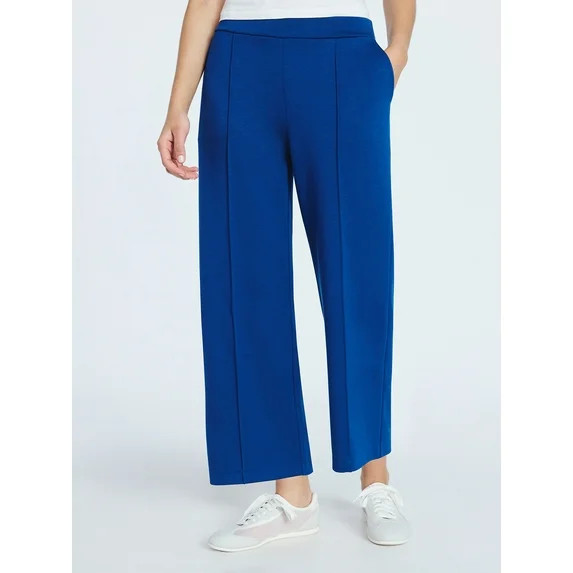 Scoop Women's and Women's Plus New Scubaknit Cropped Pants, Sizes XS-4X | Walmart (US)
