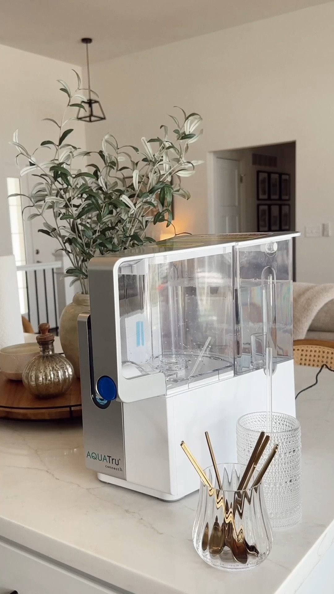 Clean water made simple 💧 We’ve been loving our AquaTru Classic Reverse Osmosis system—it removes up to 84 contaminants (like PFAS, chlorine, lead, fluoride + more) with zero plumbing required! Just plug it in and fill—it’s countertop friendly, super low maintenance, and saves us from buying bottled water 🙌🏼

If you care about clean water for your home and family, this one is 100% worth it.✨

Another holistic | Non-Toxic Girl Staple! 

What’s In Your Tap Water?

According to the US Geological Survey, dangerous contaminants like PFAS (Forever Chemicals) are present in the tap water of millions of homes across America. Studies have linked these substances to cancer, liver toxicity, and developmental effects on young children.

Effectively Filters 83 Contaminants, including:

✓ Fluoride
✓ Chlorine
✓ Chloramines
✓ Lead
✓ Chromium 6
✓ Arsenic
✓ Nitrates
✓ ‘Forever chemicals’ (PFAS)
✓ Pesticides & Herbicides
✓ Microplastics

Reverse osmosis, purified water system!! so excited about this thing the water that we drink daily from tapwater has so many different contaminants (84 to be exact) in it like fluoride, chlorine, nitrates, and lead! I’ve even read that they put birth control in the water, which is absolutely crazy! Birth control is a number one carcinogen! 

So getting a water filtration system is definitely so important for the health of you and your family! Even the pups!! ✨💦💧 AquaTru is always having great deals! Be sure to check them out!

#AquaTru #CleanLiving #ReverseOsmosis #HomeEssentials #ToxinFreeHome #HealthyLiving #LTKhome #SustainableLiving


#LTKFamily #LTKHome #LTKKids