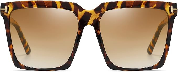 AIEYEZO Oversized Square Sunglasses for Women Men Fashion Big Frame Shades Outdoor Sports Driving... | Amazon (US)