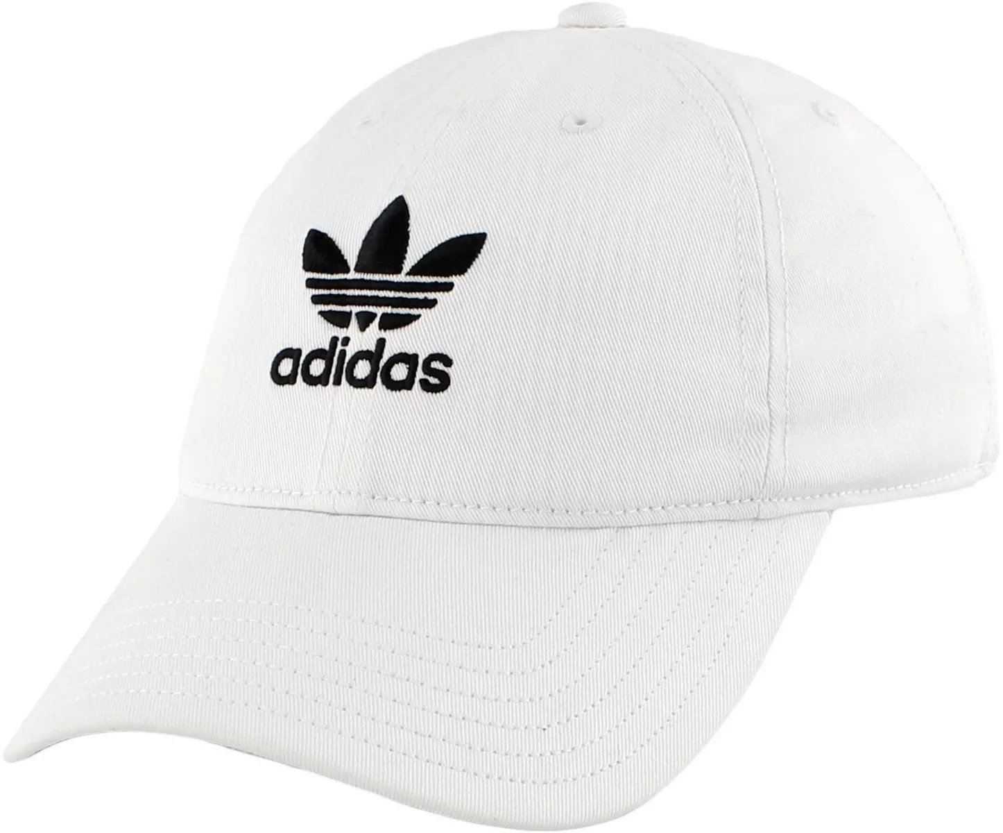 adidas Originals Women's Relaxed Strapback Hat, Size: One size, White | Dick's Sporting Goods