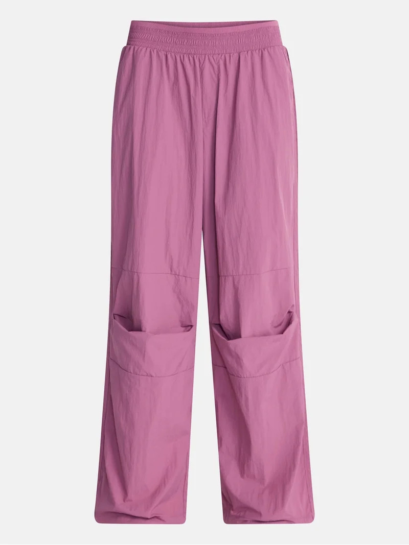 Avia Women's and Women's Plus Crinkle Pants with Pleated Knees, 30" Inseam, Sizes XS-4X | Walmart (US)