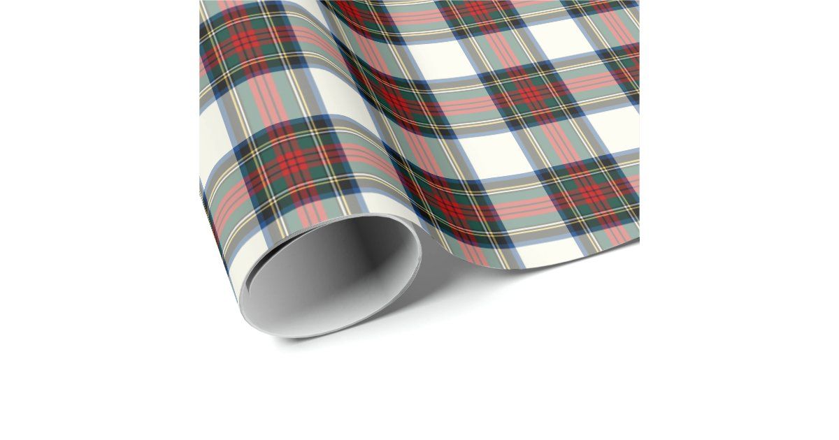 Stewart Clan Formal Dress Tartan Wrapping Paper | Zazzle | Zazzle