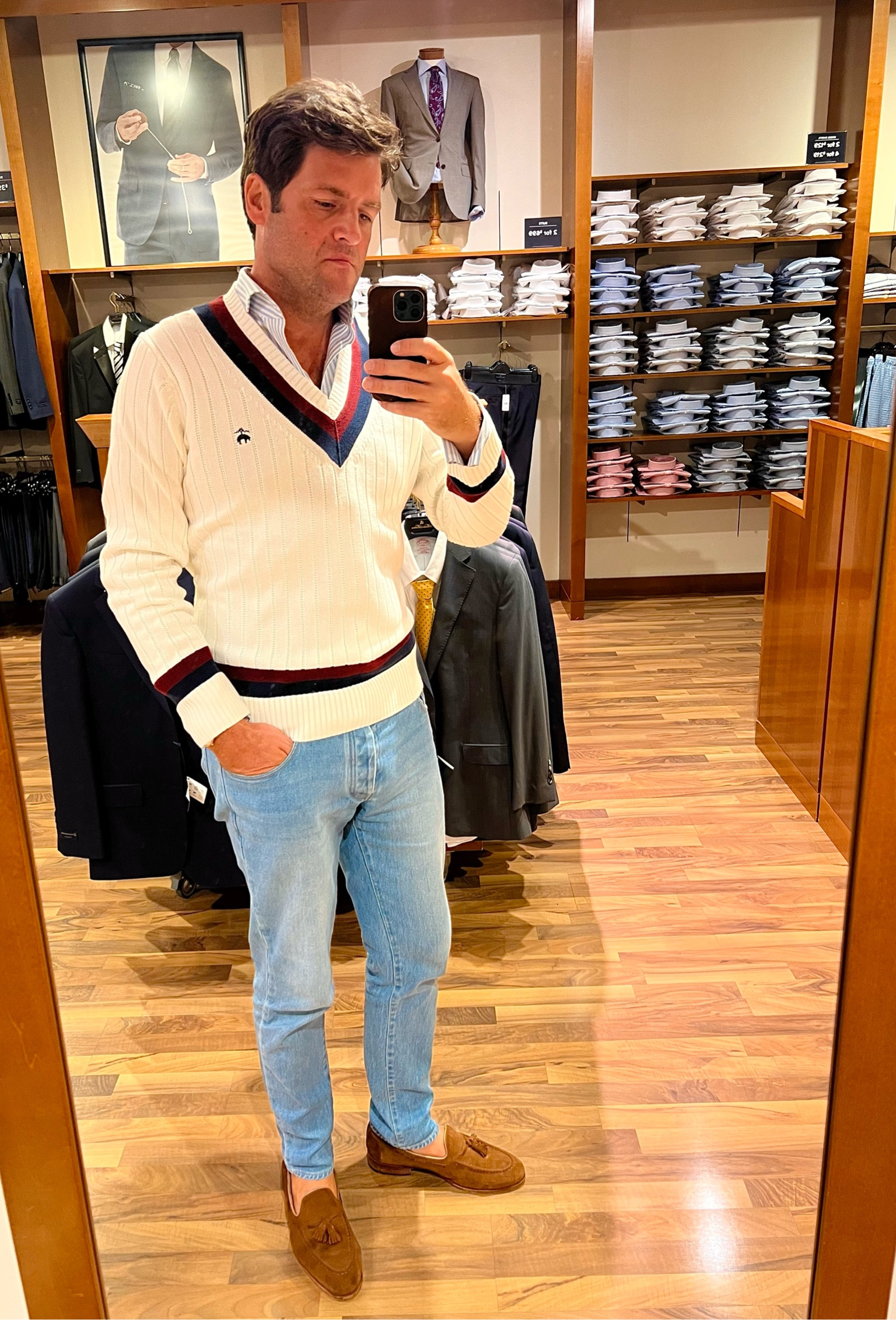 Cable knit cricket sweater. 

#LTKFallSale #LTKStyleTip #LTKMens