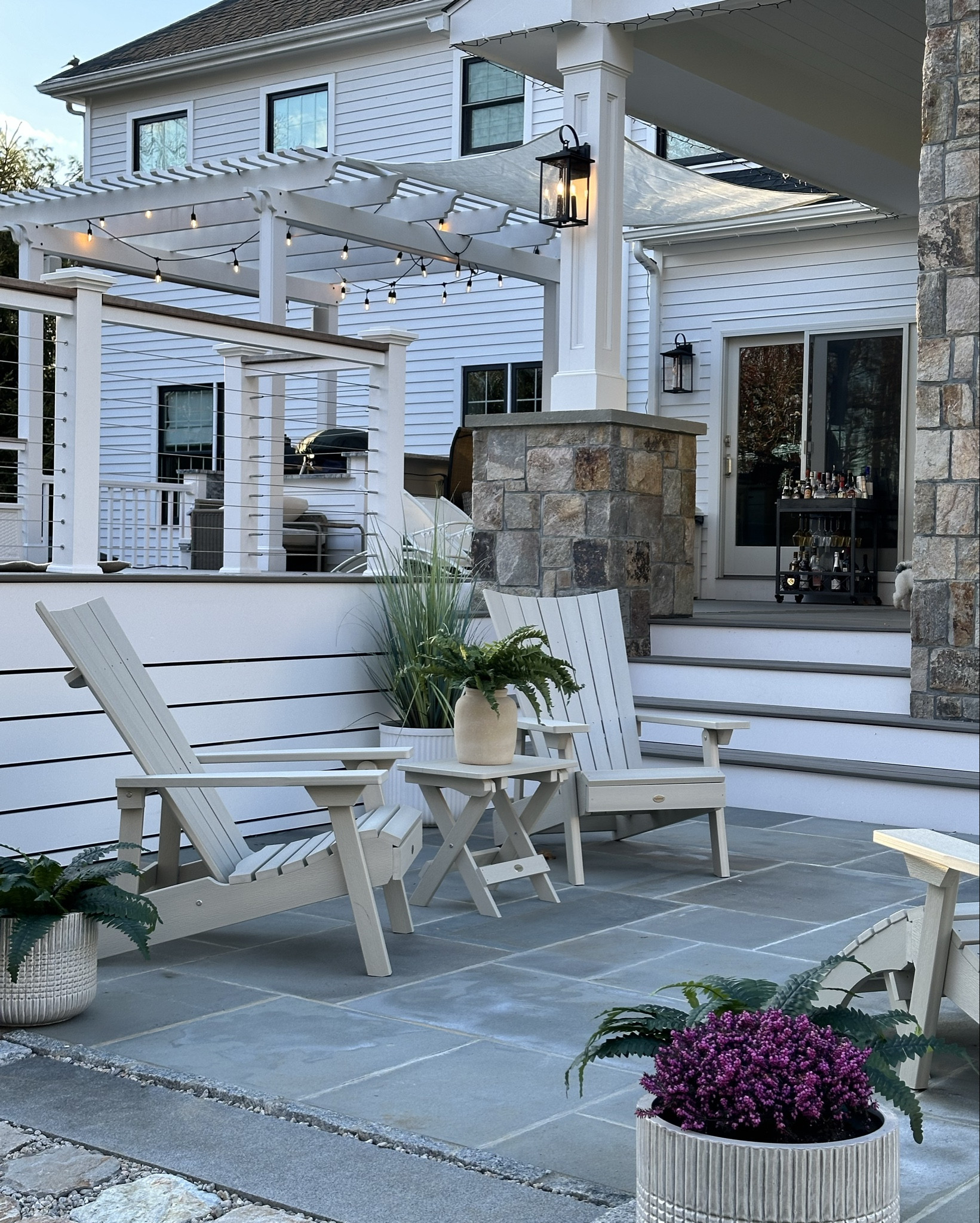 Adding these low maintenance Adirondack chairs to our patio was the best decision! 

#LTKSeasonal #LTKSaleAlert #LTKHome
