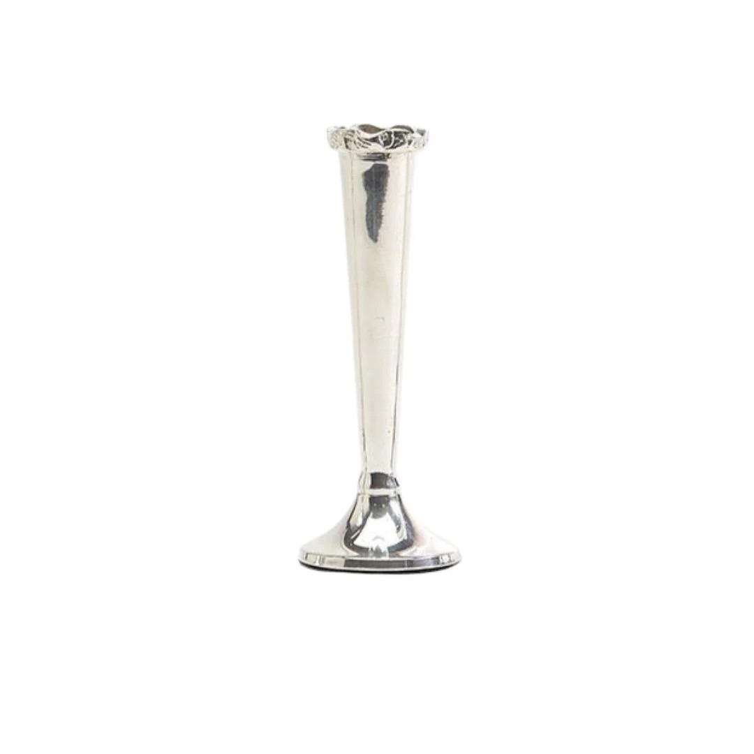 Bagatelles Single Stem Silver Vase Style #4 | Paloma & Co.