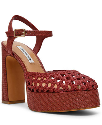 Women's Lexie Woven Two-Piece Platform Sandals | Macy's