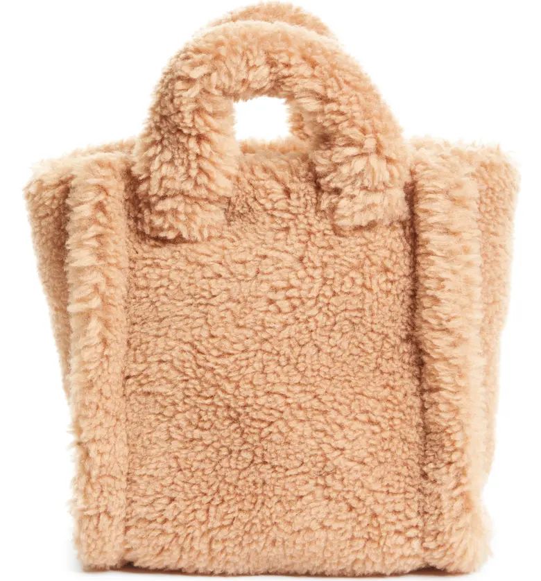 Mini Lizzie Teddy Faux Shearling Tote | Nordstrom