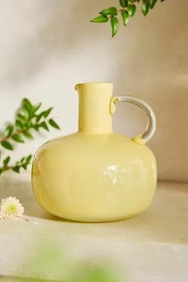Handled Glass Vase, Extra Small | Anthropologie (US)