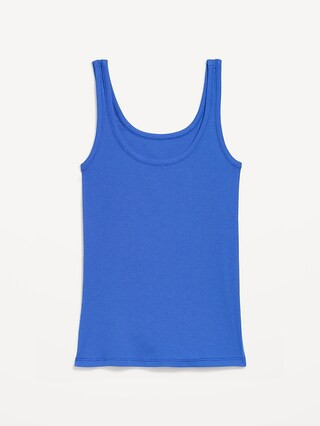 First-Layer Ribbed Scoop-Neck Tank Top | Old Navy (CA)