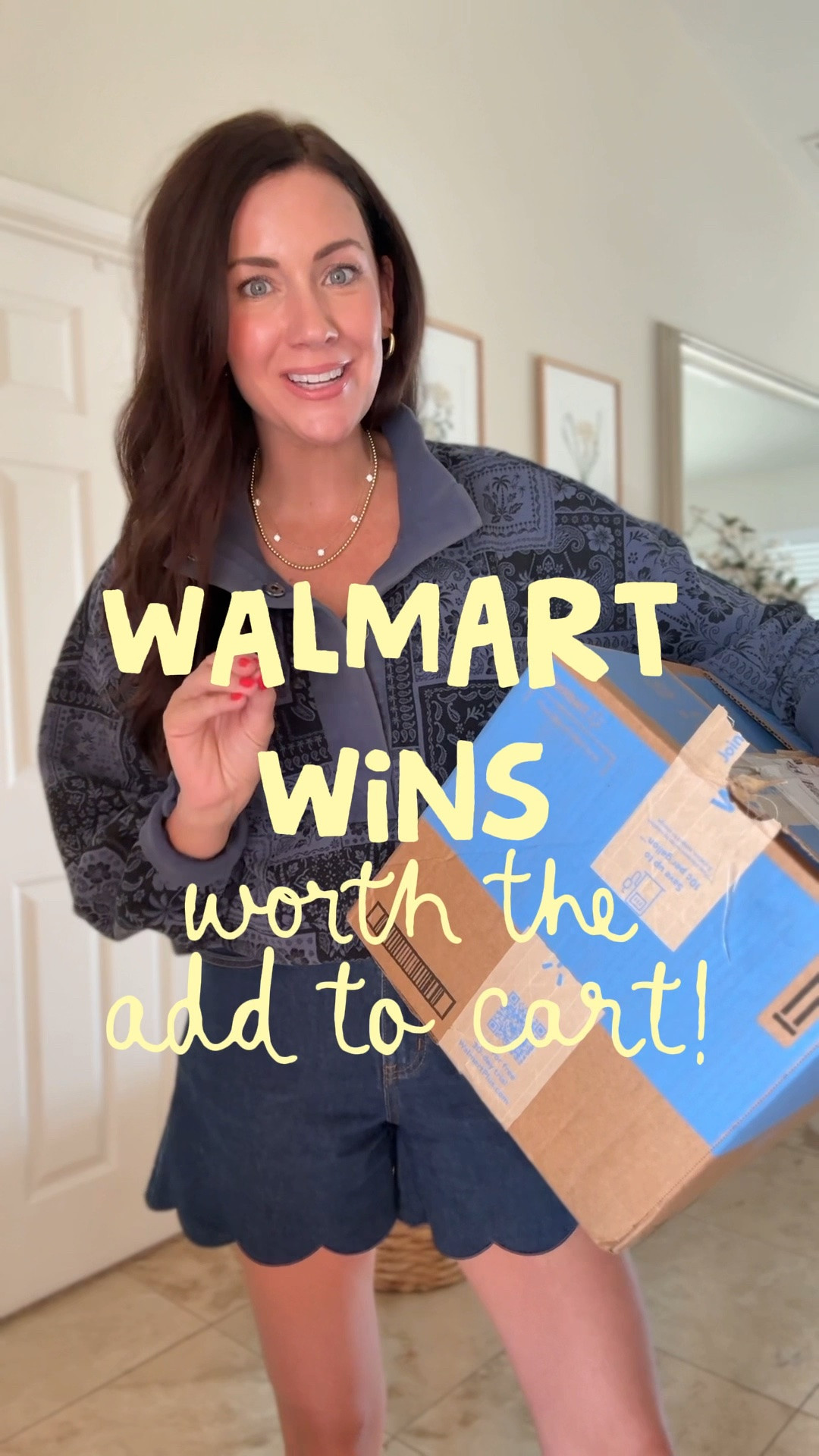 Comment DETAILS to shop✨ Walmart wins worth the add to cart! Every single piece reminded me of something you would spend so much more for— Walmart for the win👏🏻👏🏻
.
.
SIZING-
Pineapple button up -small
Pineapple shorts -￼ small
Eyelet striped dress-xs
Matching set pullovers-small
Matching set pants-xs
Pj set-medium top/small pants
Plaid dress-small
Camo pants-small
.
.
#walmartstyle

#LTKootd #LTKSeasonal #LTKmomlife