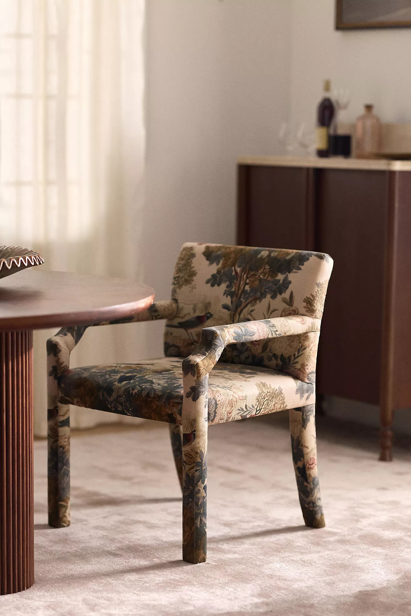 Delaney Printed Dining Armchair | Anthropologie (US)