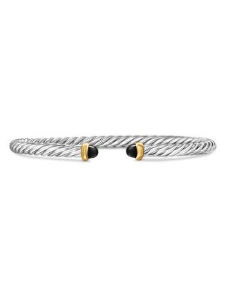 David Yurman Sterling Silver & 14K Yellow Gold Cable Flex Bracelet, 4mm  | Bloomingdale's David Y... | Bloomingdale's (US)