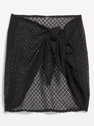 Crochet Sarong Swim Skirt for Women | Old Navy (US)