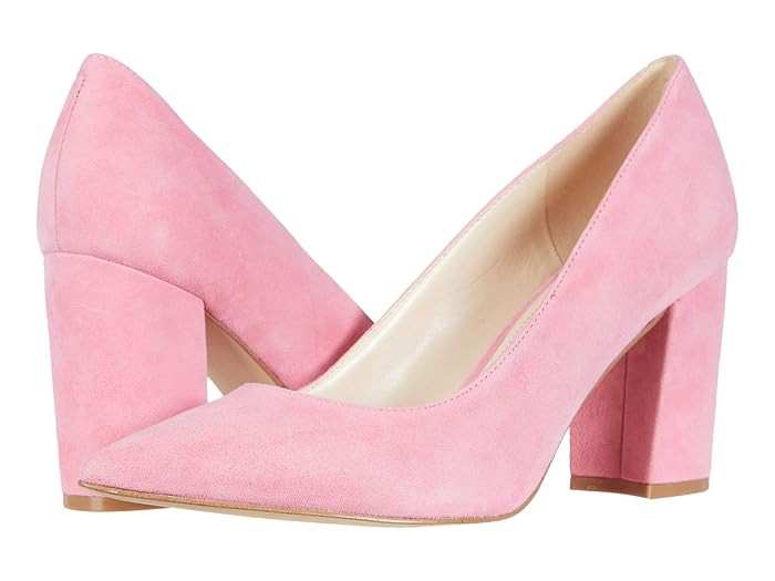 Nine West Cara Pump (Poppy Pink) Women's Shoes | Zappos