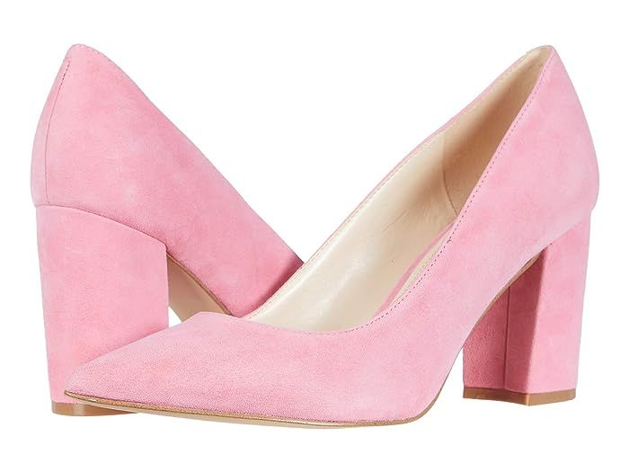 Nine West Cara Pump (Poppy Pink) Women's Shoes | Zappos