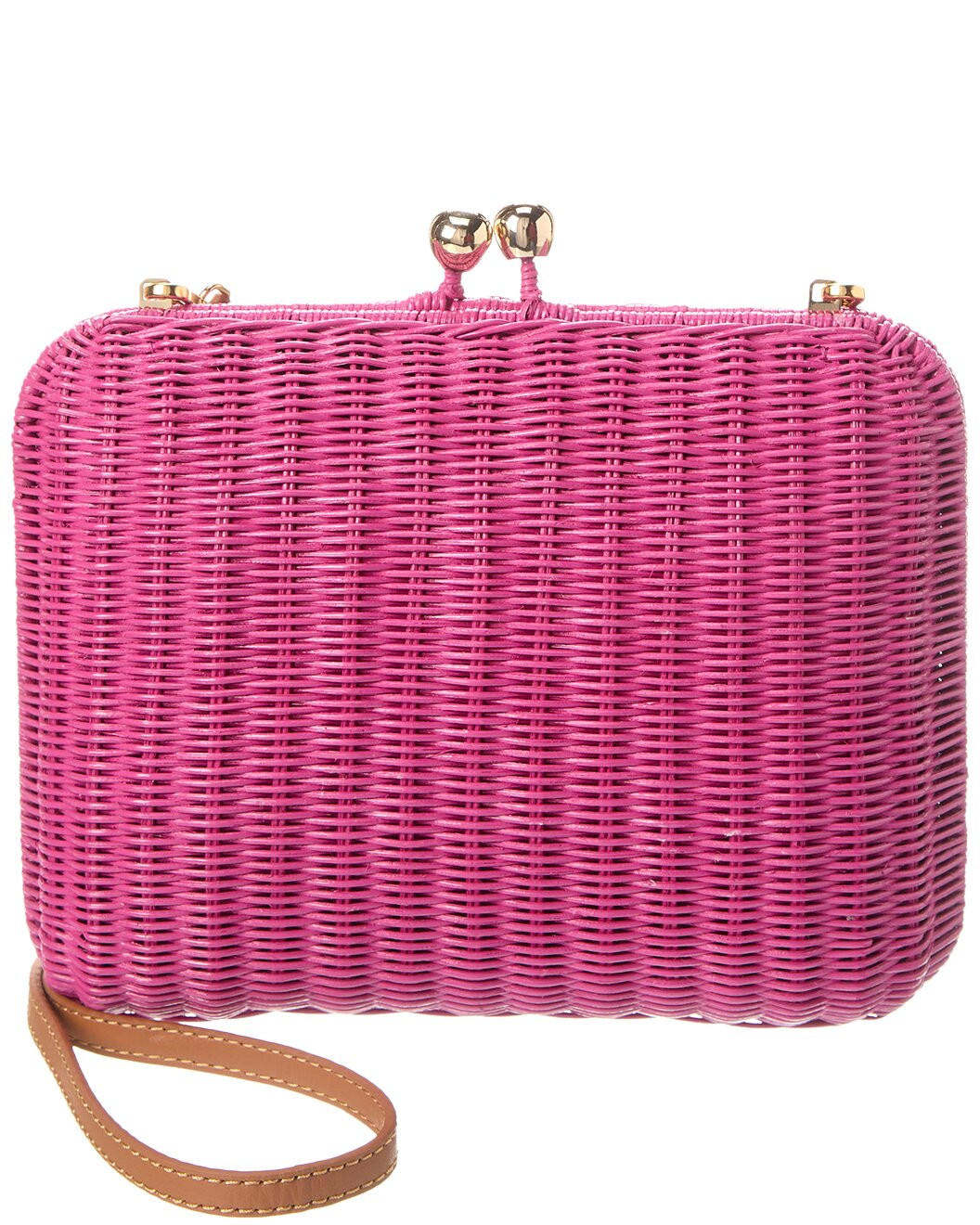 Giulia Wicker Shoulder Bag | Gilt & Gilt City