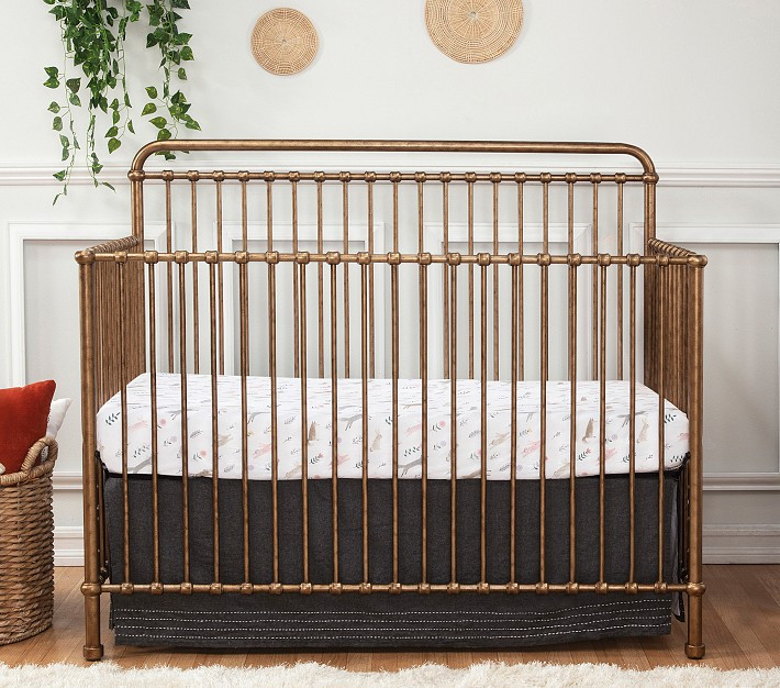 Namesake Winston 4-in-1 Metal Convertible Crib | Pottery Barn Kids