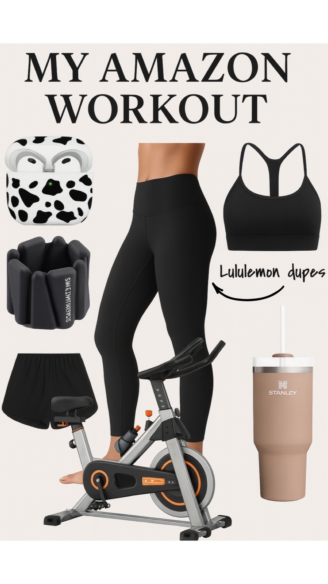 My Amazon workout essentials. // the clothing feels exactly like Lululemon for so much less! 

#LTKFindsUnder50 #LTKStyleTip #LTKActive
