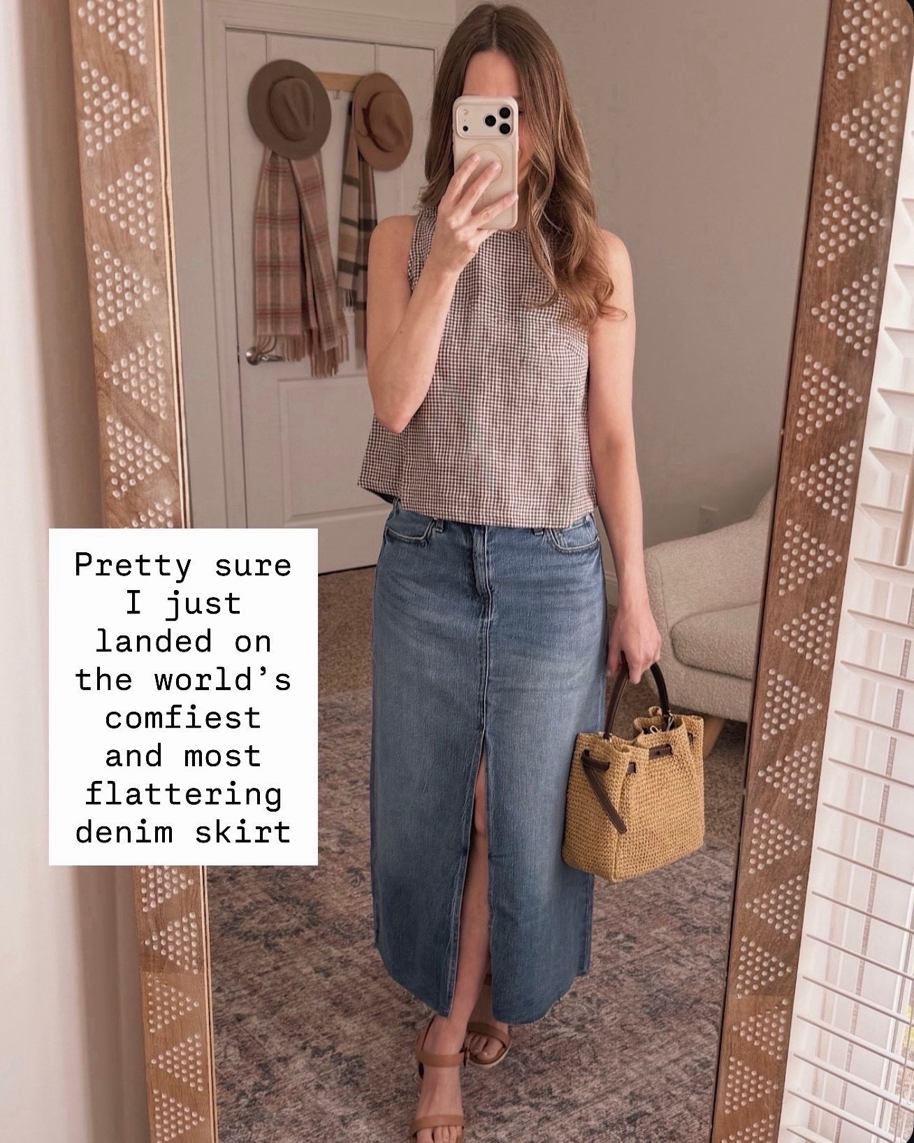 This denim skirt is hands down the most comfortable thing in my closet and somehow makes me look like I have my life together.

denim midi skirt, spring outfit ideas, casual chic style, comfortable denim skirt, midi skirt outfit, spring fashion finds, everyday outfit, effortless style, denim skirt styling, casual spring looks, midi skirt with slit, versatile denim pieces, spring wardrobe essentials, comfortable fashion finds

#LTKOver40 #LTKWorkwear #LTKSeasonal