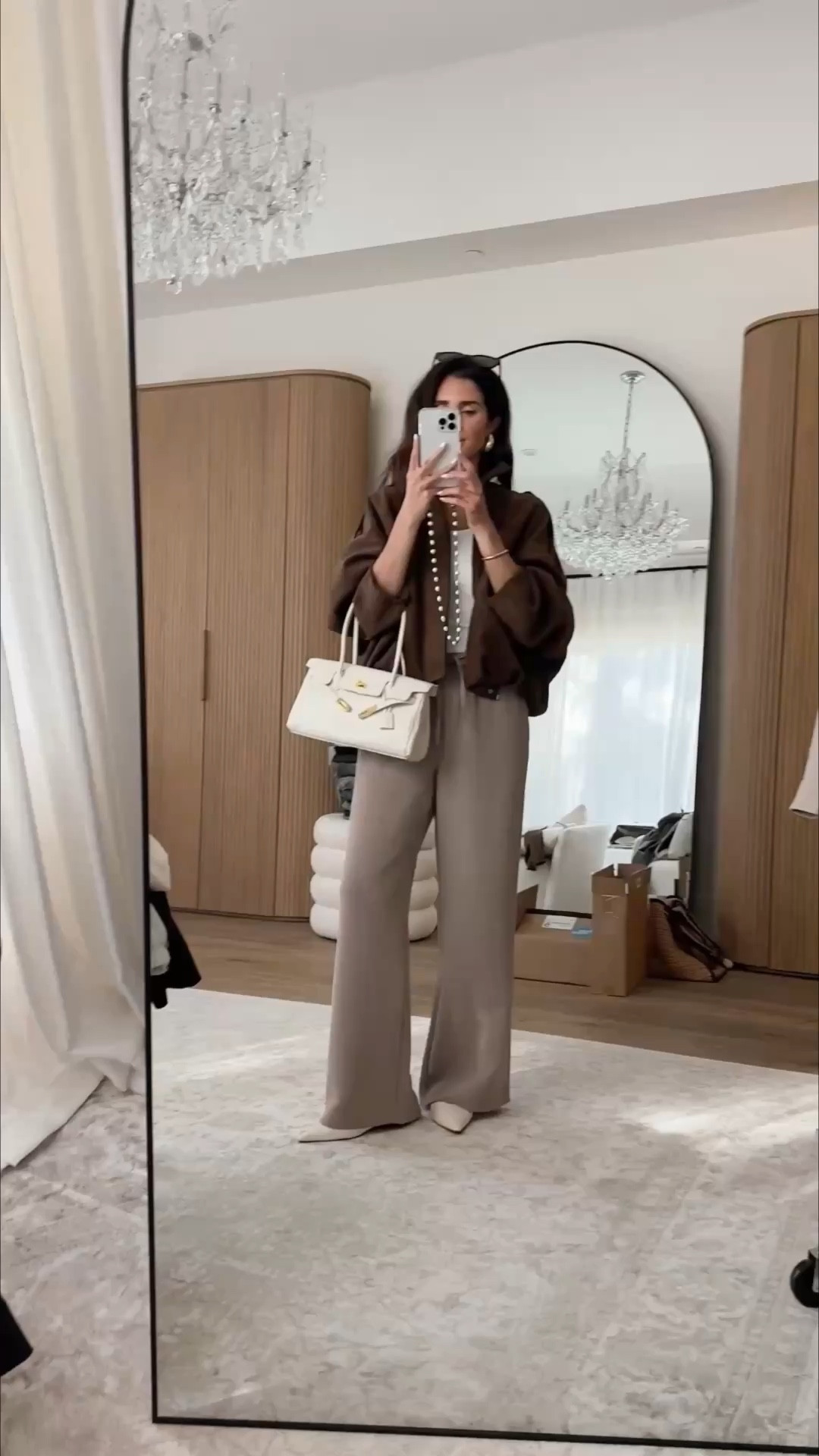 Restyling this viral Zara jacket with the viral Zara pants! I’m just shy of 5-7” wearing the size medium jacket and small pants in the color Nomad Taupe. stylinbyaylin #aylin #zara #aritzia 

#LTKdayinmylife #LTKOver40 #LTKootd