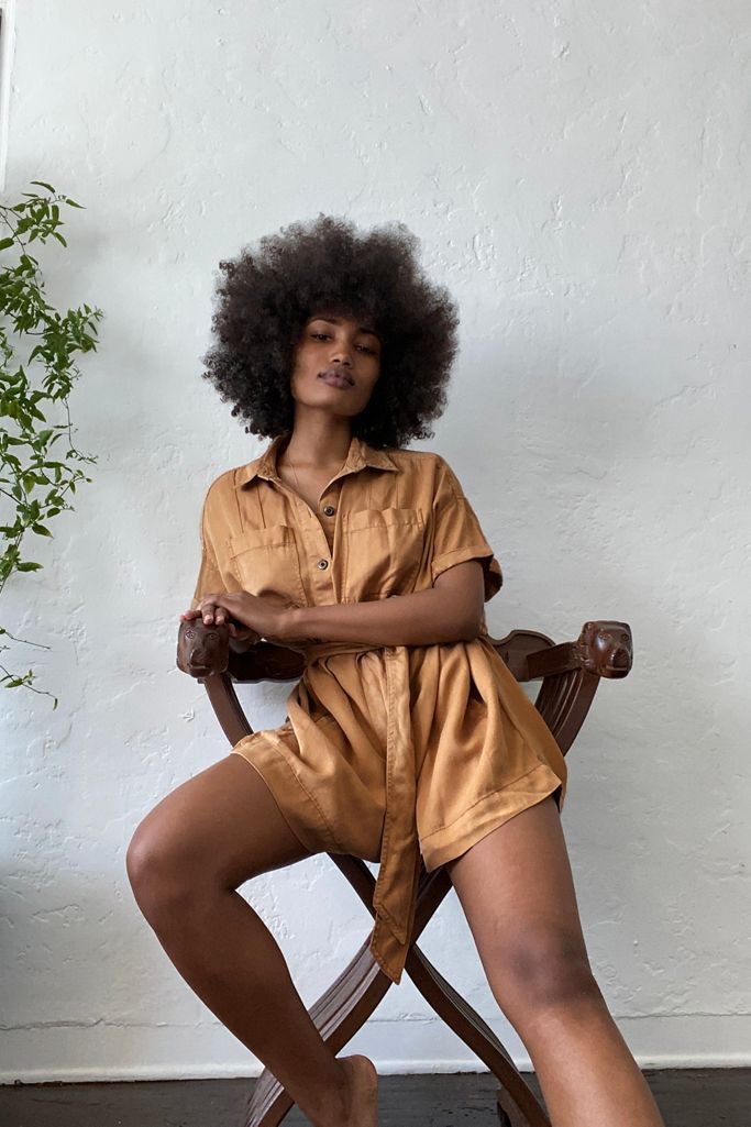 UO Reagan Oversized Utility Romper | Urban Outfitters (US and RoW)