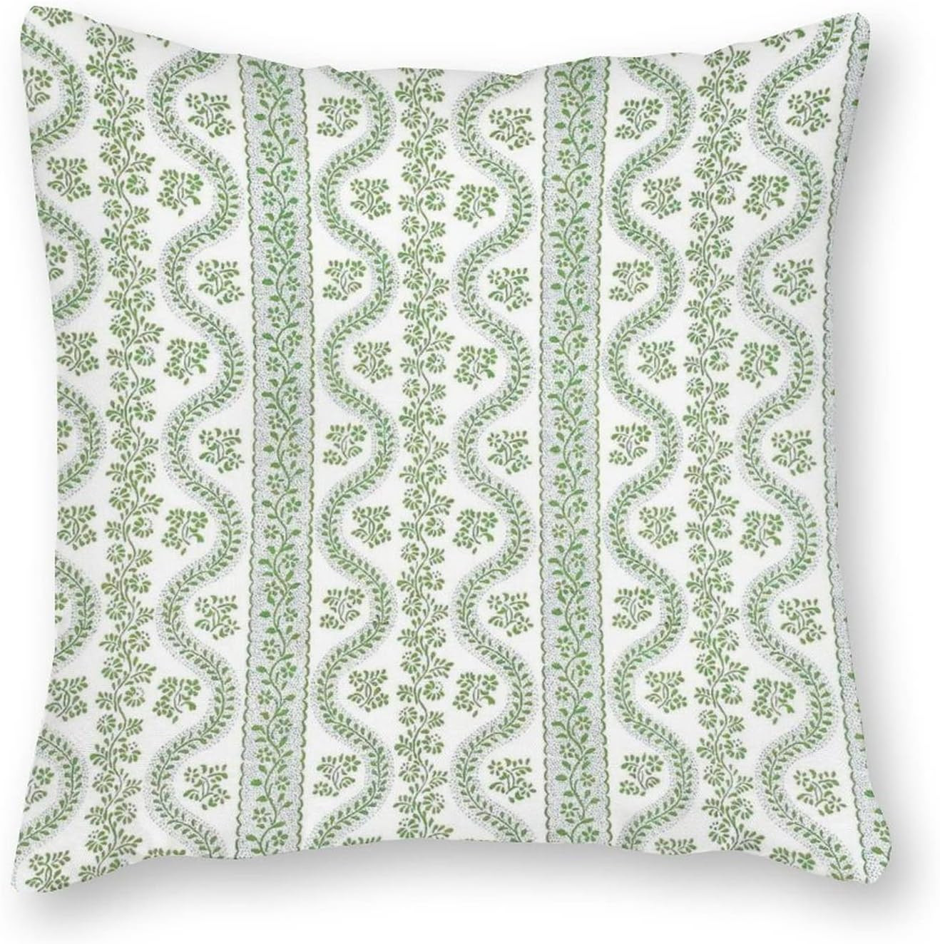 by Unbranded Decorative Pillow Cover - Sister Parish Dolly in Lettuce Green, Canvas, Square Decor... | Amazon (US)