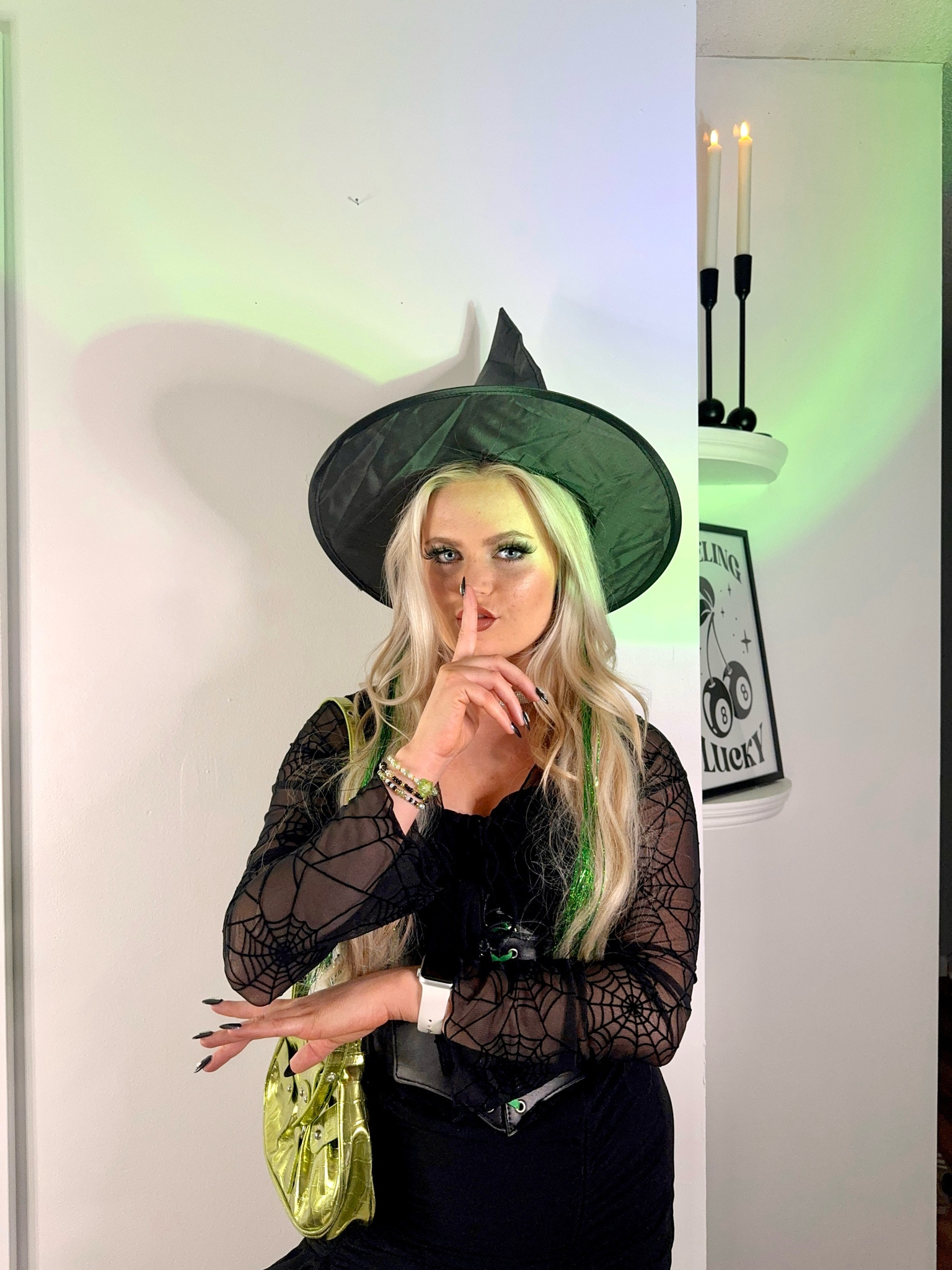 Wicked Witch 🧙🏼‍♀️💚🕷️ 

#halloween #witch #wicked #costume 

#LTKHalloween #LTKHoliday