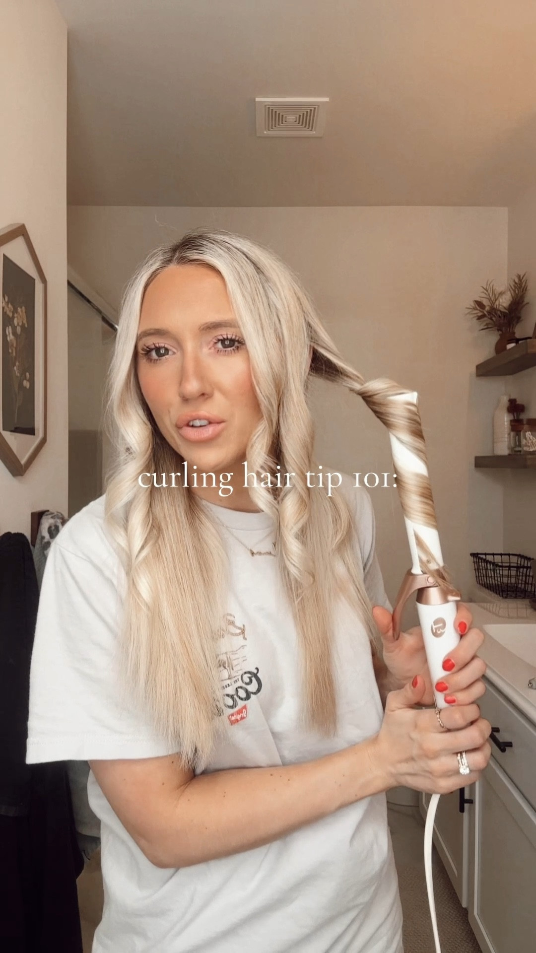 Calling all girls that put any type of heat on their hair. This is a quick tip for you to make sure that those hair strands stay healthy when putting heat on them one of the tips that I always give my clients is to turn their curling iron down to a lower heat, setting and curl all of those front pieces with the lowest heat setting because it will ensure that those more fragile hairs in the front aren’t getting too hot of a temperature — Once you are done with those front pieces you can go ahead and turn your curling iron up to a little bit higher of a heat temperature! Always ensuring that you are using a good quality heat protectant to protect your hair against any thermal heat damage!! 

If you girls are local to STL, I am happy to have you come into the salon and I can show you which products would be right for your hair! 

#LTKStyleTip #LTKBeauty #LTKWatchNow