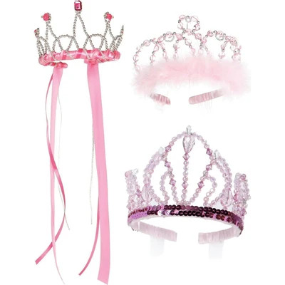 Deluxe Princess Tiara Dark Pink Bundle | Maisonette